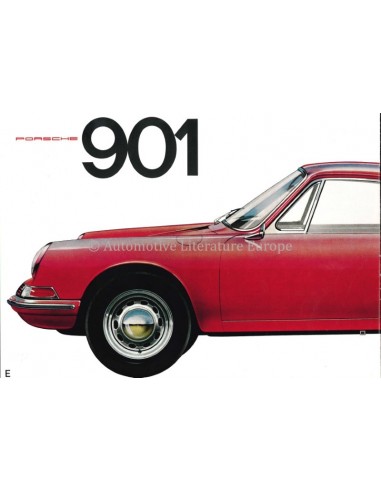 1963 PORSCHE 901 BROCHURE ENGLISH