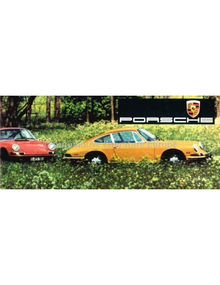 1968 PORSCHE 911 / 912 PROSPEKT ENGLISCH