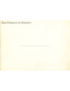1970 PORSCHE 911 DAS KONZEPT PROSPEKT DEUTSCH