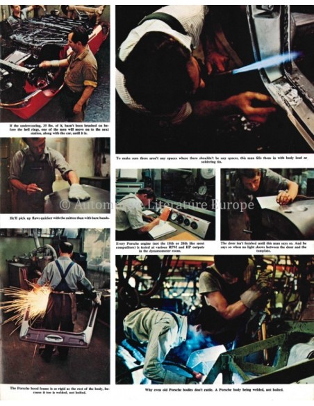 1970 PORSCHE 911 BROCHURE ENGLISH (US)