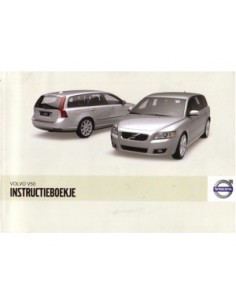 2009 VOLVO V50 INSTRUCTIEBOEKJE NEDERLANDS