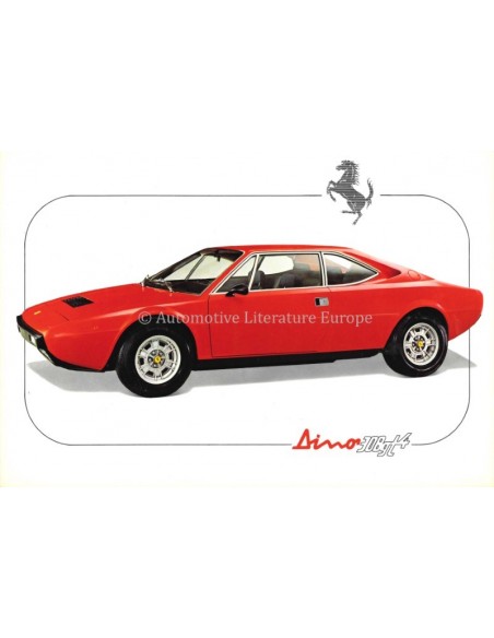 1977 FERRARI DINO 308 GT4 LEAFLET