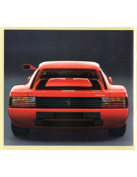 1989 FERRARI TESTAROSSA PROSPEKT 328/84