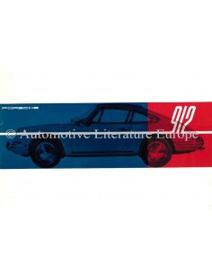 1965 PORSCHE 912 BROCHURE GERMAN