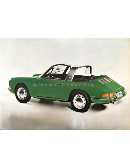1966 PORSCHE 912 BROCHURE DUITS