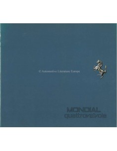 1983 FERRARI MONDIAL QUATTROVALVOLE BROCHURE PROSPEKT 242/82