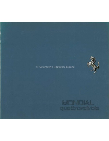 1983 FERRARI MONDIAL QUATTROVALVOLE BROCHURE PROSPEKT 242/82