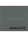 1985 FERRARI 412 BROCHURE 363/85