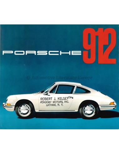 1965 PORSCHE 912 BROCHURE ENGLISH (US)