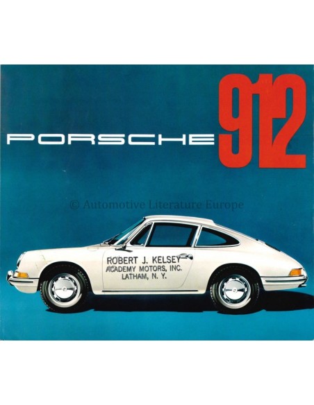 1965 PORSCHE 912 BROCHURE ENGLISH (US)
