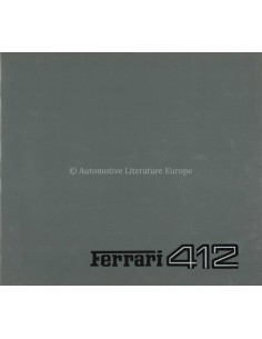 1988 FERRARI 412 PROSPEKT 363/85