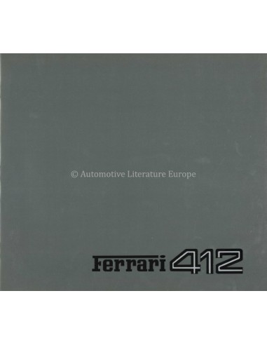 1988 FERRARI 412 PROSPEKT 363/85