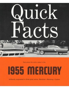 1955 MERCURY PROGRAMMA BROCHURE ENGELS