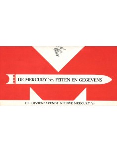 1957 MERCURY PROGRAMM PROSPEKT NIEDERLÄNDISCH