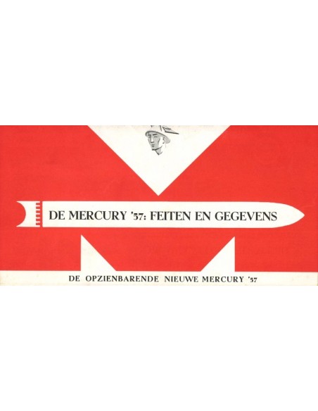 1957 MERCURY PROGRAMM PROSPEKT NIEDERLÄNDISCH