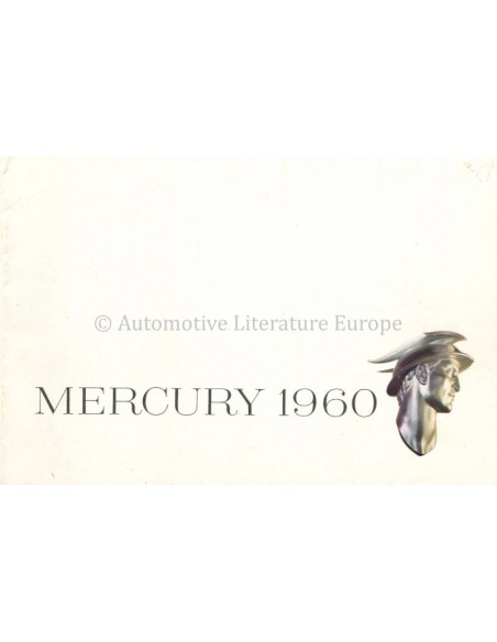 1960 MERCURY PROGRAMMA BROCHURE ENGELS