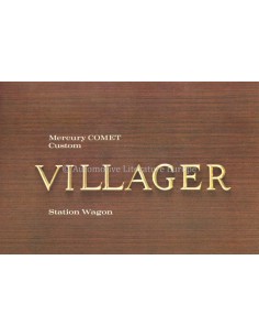 1962 MERCURY COMET VILLAGER PROSPEKT ENGLISCH