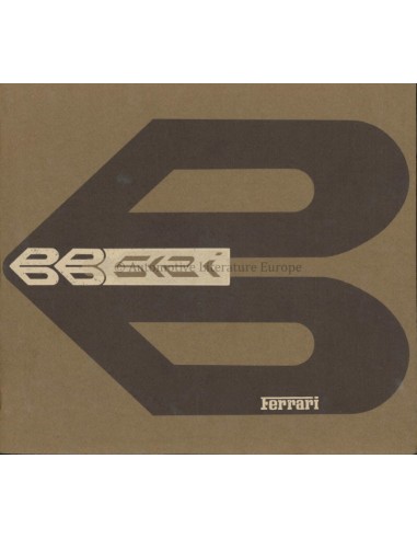 1983 FERRARI 512I BB BROCHURE 221/81
