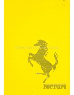 1977 FERRARI PRODUCTION PORTFOLIO 137/77