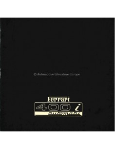1979 FERRARI 400I AUTOMATIC BROCHURE 175/79