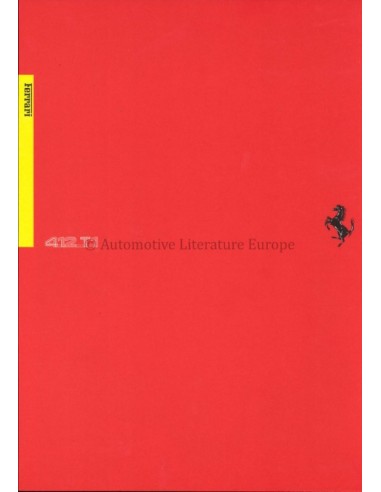 1994 FERRARI 412 T1 PROSPEKT 832/94