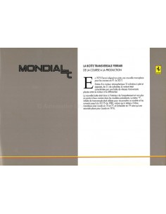 1989 FERRARI MONDIAL T PERSMAP FRANS 545/89 2