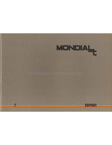 1989 FERRARI MONDIAL T PERSMAP FRANS 545/89