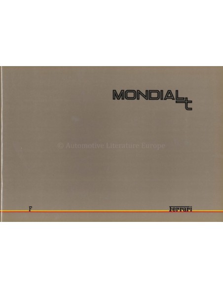 1989 FERRARI MONDIAL T PERSMAP FRANS 545/89