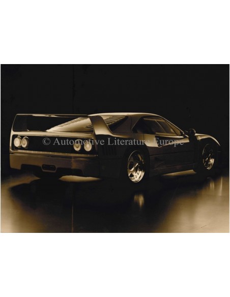 1987 FERRARI F40 PRESSEMAPPE FRANZÖSISCH"LIMITIERT"