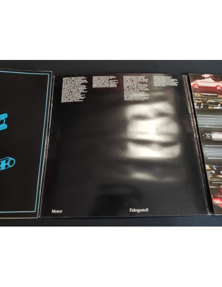 1989 FERRARI MONDIAL T BROCHURE DUITS 579/89