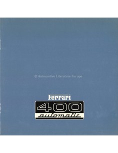 1976 FERRARI 400 AUTOMATIC BROCHURE 132/76