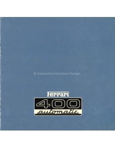 1976 FERRARI 400 AUTOMATIC PROSPEKT 132/76