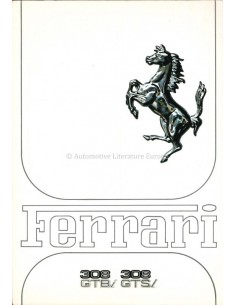 1981 FERRARI 308 GTBi GTSi BROCHURE 206/81