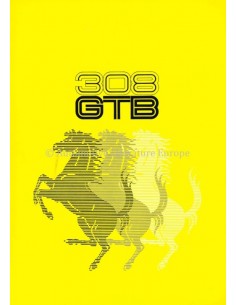 1975 FERRARI 308 GTB BROCHURE 111/75