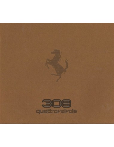 1984 FERRARI 308 QUATTROVALVOLE BROCHURE 258/83