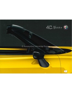 2016 ALFA ROMEO 4C SPIDER BROCHURE ITALIAN