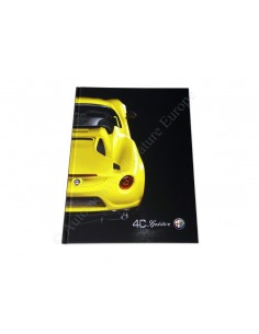 2015 ALFA ROMEO 4C SPIDER HARDCOVER BROCHURE JAPANS