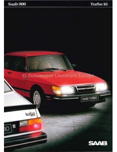 1983 SAAB 900 TURBO 16S BROCHURE NEDERLANDS