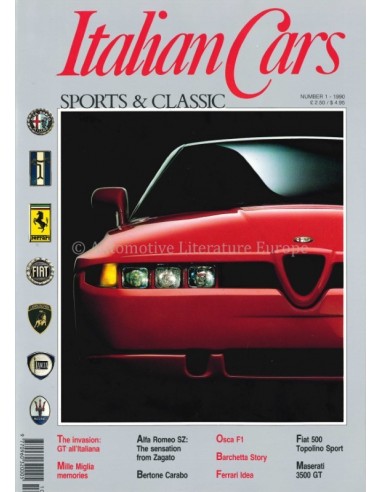 1990 ITALIAN CARS SPORTS & CLASSIC MAGAZINE ENGELS 1