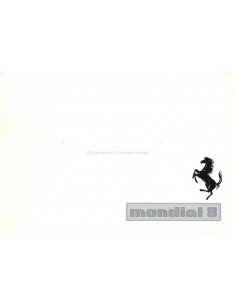 1980 FERRARI MONDIAL 8 BROCHURE 182/80