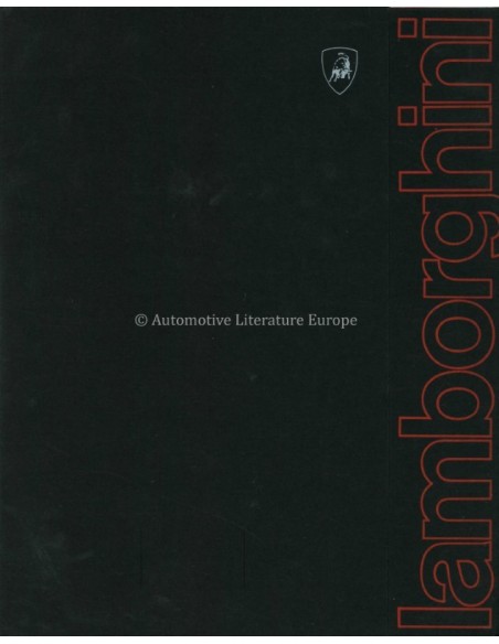 1981 LAMBORGHINI GENEVA PRESSKIT FRENCH