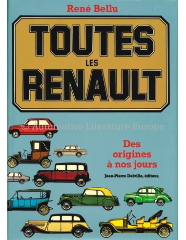 TOUTES LES RENAULT - RENÉ BELLU - BOOK