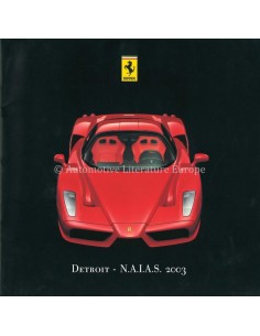 2002 FERRARI ENZO PRESSEMAPPE ITALIENISCH / ENGLISCH 1854/02