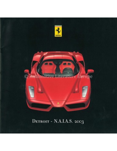 2002 FERRARI ENZO PRESSEMAPPE ITALIENISCH / ENGLISCH 1854/02