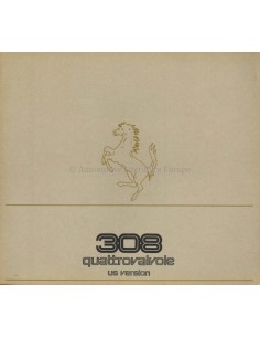 1983 FERRARI 308 QUATTROVALVOLE PROSPEKT ENGLISCH VS 272/83