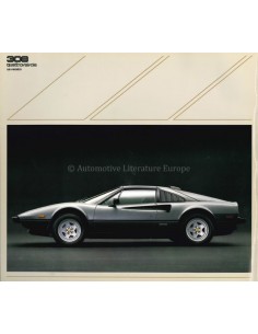 1983 FERRARI 308 QUATTROVALVOLE PROSPEKT ENGLISCH VS 272/83 2