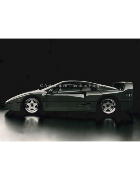 1987 FERRARI F40 PERSMAP ENGELS "GELIMITEERDE UITGAVE"