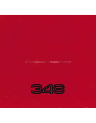 1990 FERRARI 348 BROCHURE 575/89