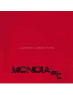 1989 FERRARI MONDIAL T BROCHURE PROSPEKT 562/89