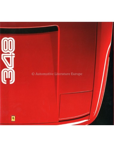 1990 FERRARI 348 BROCHURE ITALIAANS 593/90